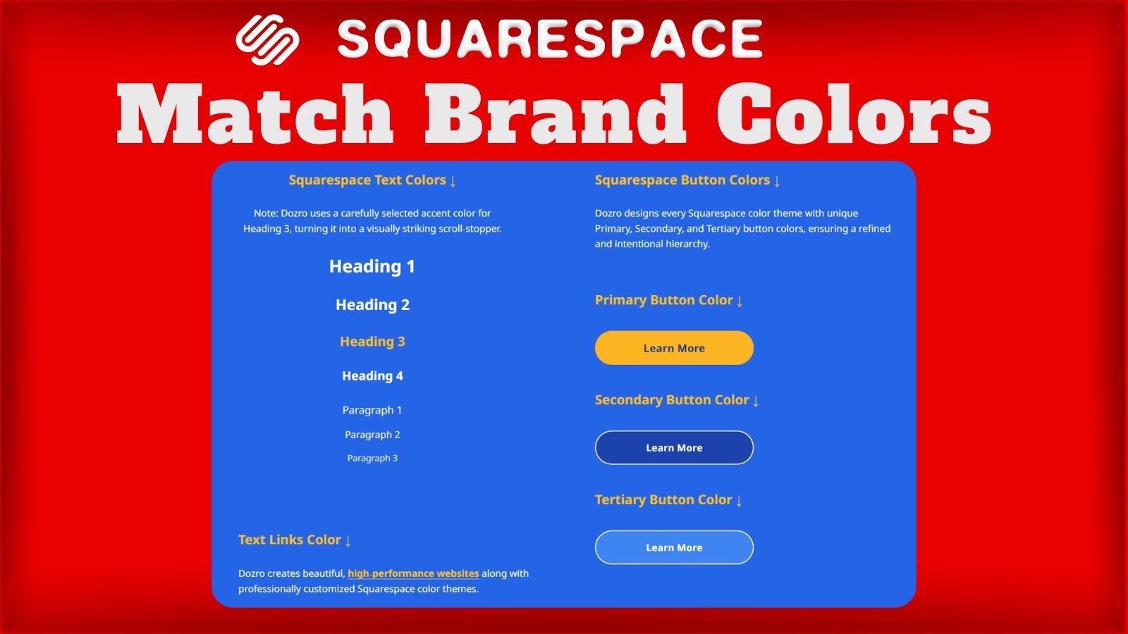 How to Set Up Squarespace Custom Branded Colors to Match Your Exact Brand Colors