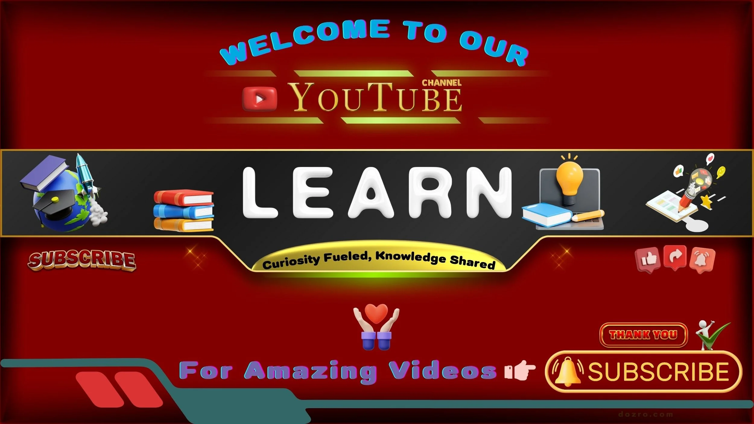 YouTube Banner Designs — DOZRO