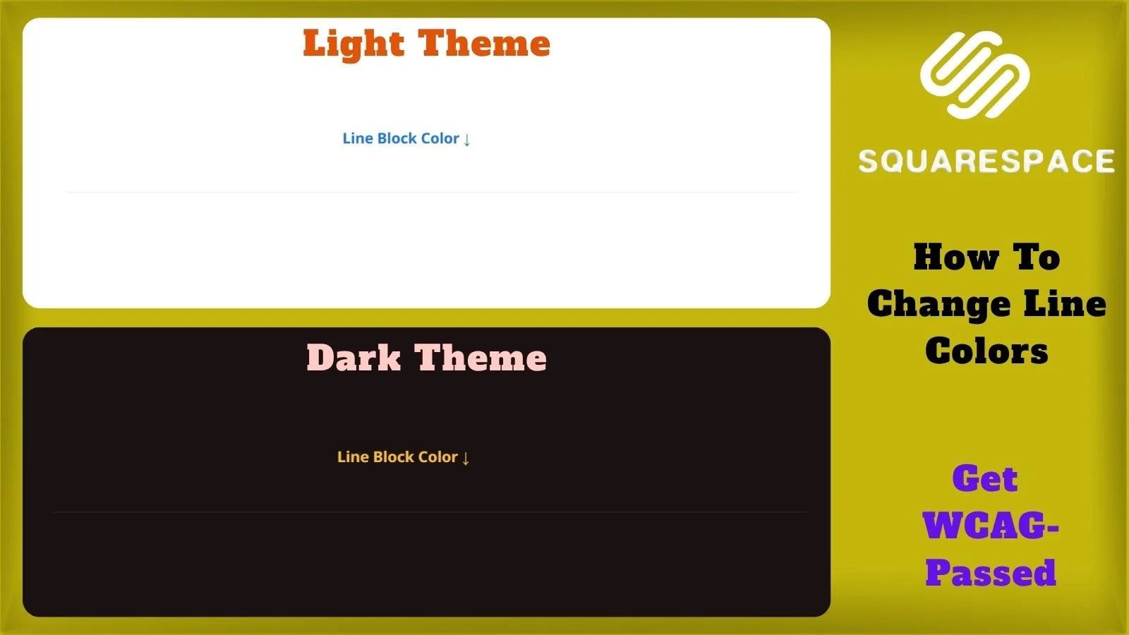 How to Change Squarespace Line Block Colors – Get Premium WCAG-Passed Hex Codes Free
