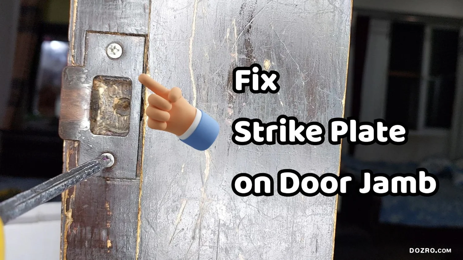 How to Remove/Install Door Knob Lock (latch & plate) | Align Door ...