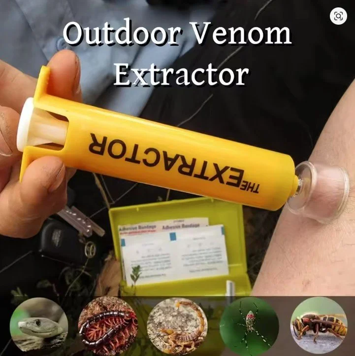 Venom Extractor Snake Insect Bite First Aid Kit Outdoor Emergency Survival Rescue
