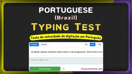 Português Brasil Teste de Velocidade de Digitação – Brazilian ...