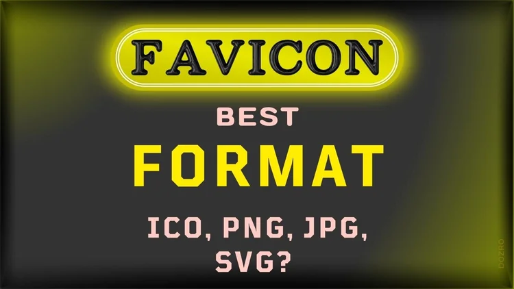 Best Format for a Favicon Image: ICO, PNG, JPG, or SVG? — DOZRO