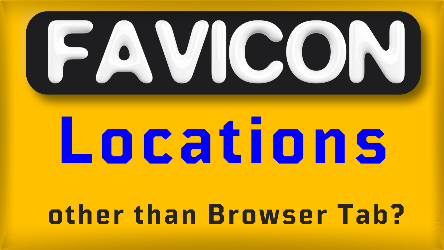 Favicon Location where does website Favicon appear other than browser