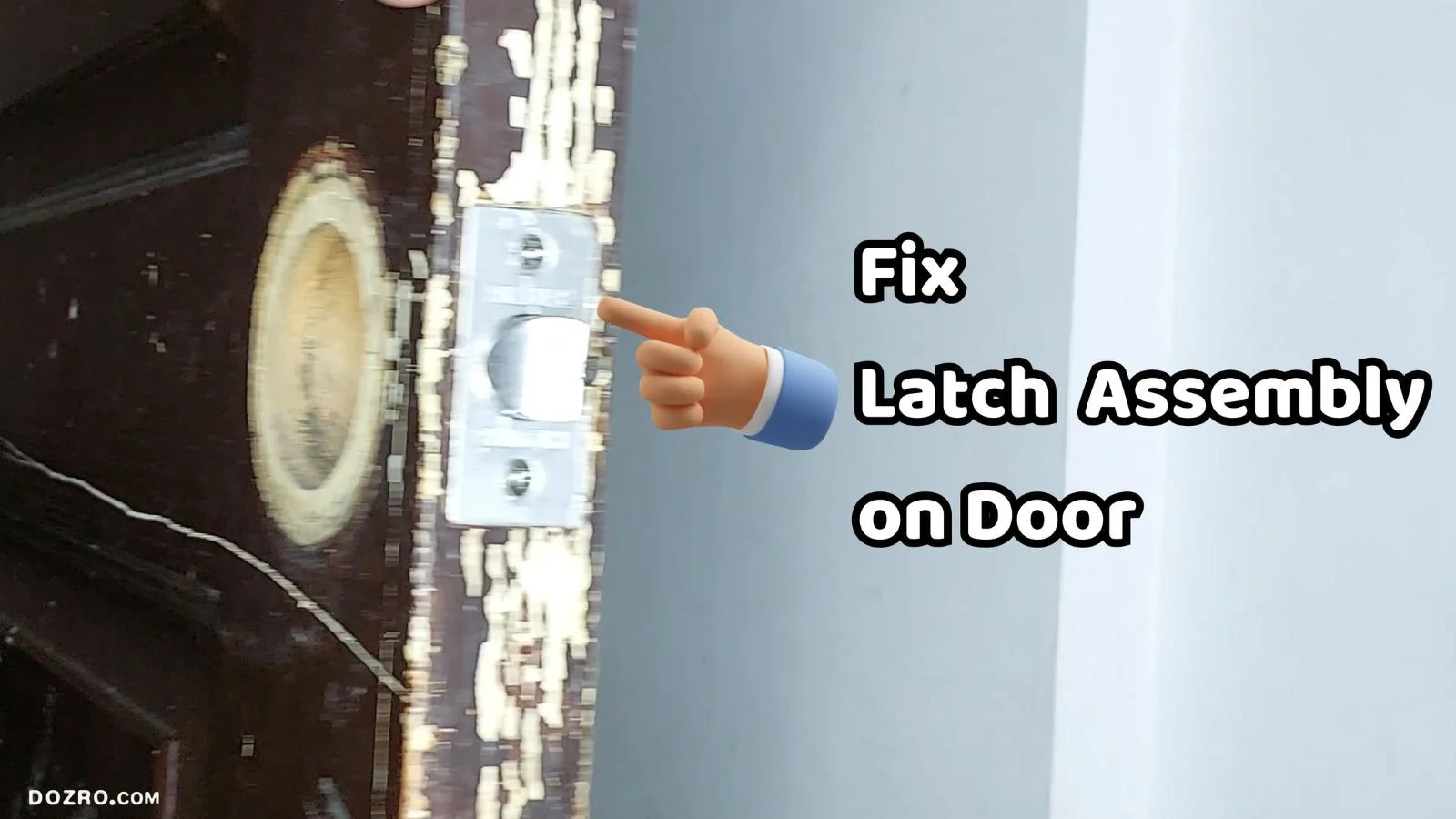 How to Remove/Install Door Knob Lock (latch & plate) | Align Door ...