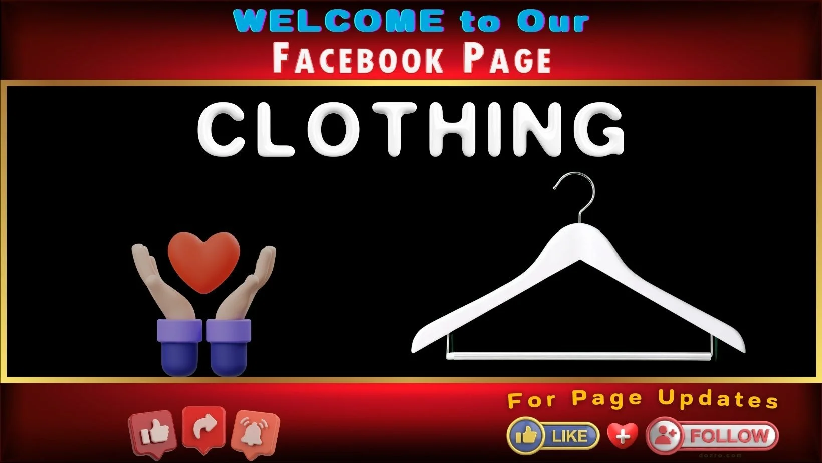 Clothing Cover Photo for Your Facebook Page - Free Download — DOZRO