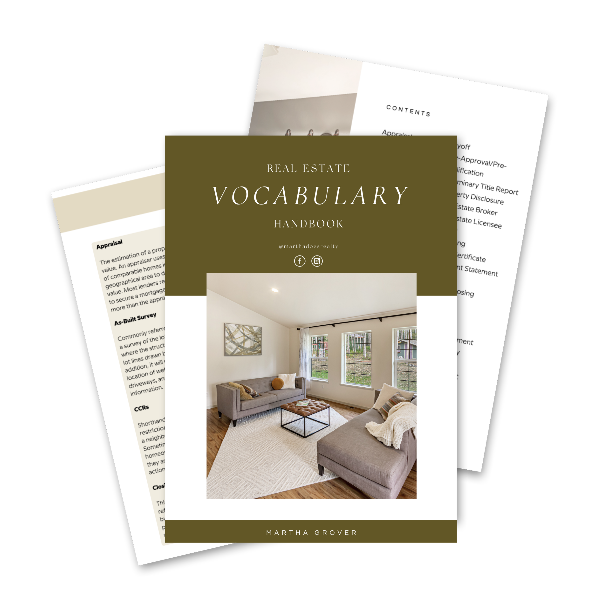 Real Estate Vocabulary Free Handbook