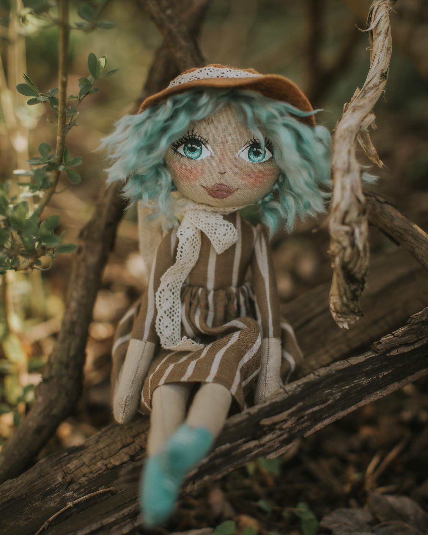 In the shop tomorrow&hellip; 

#handmadewithlove #handmadedoll #spring #collectibles #artdoll #clothdollartist #smallbusiness