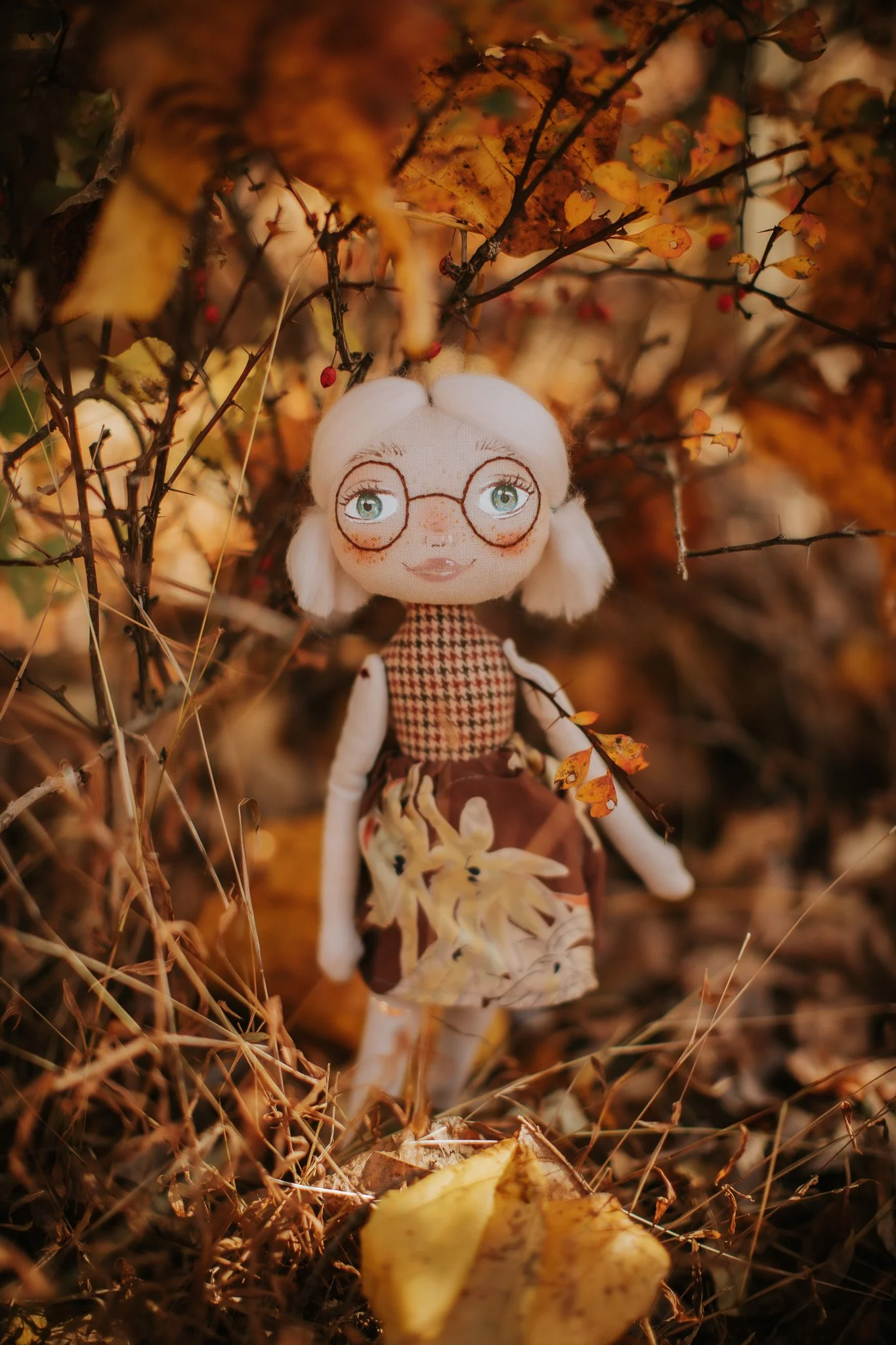 Emily | 17in Handmade Collectable Heirloom Doll (OOAK)
