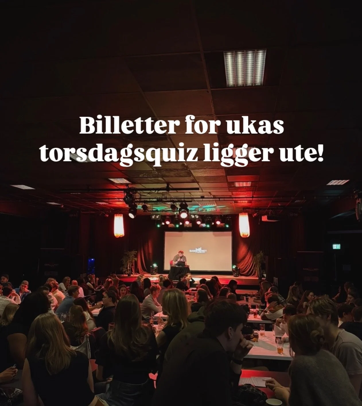 Billetter kj&oslash;pes p&aring; hjemmesiden v&aring;r eller via Billetto! ☄️