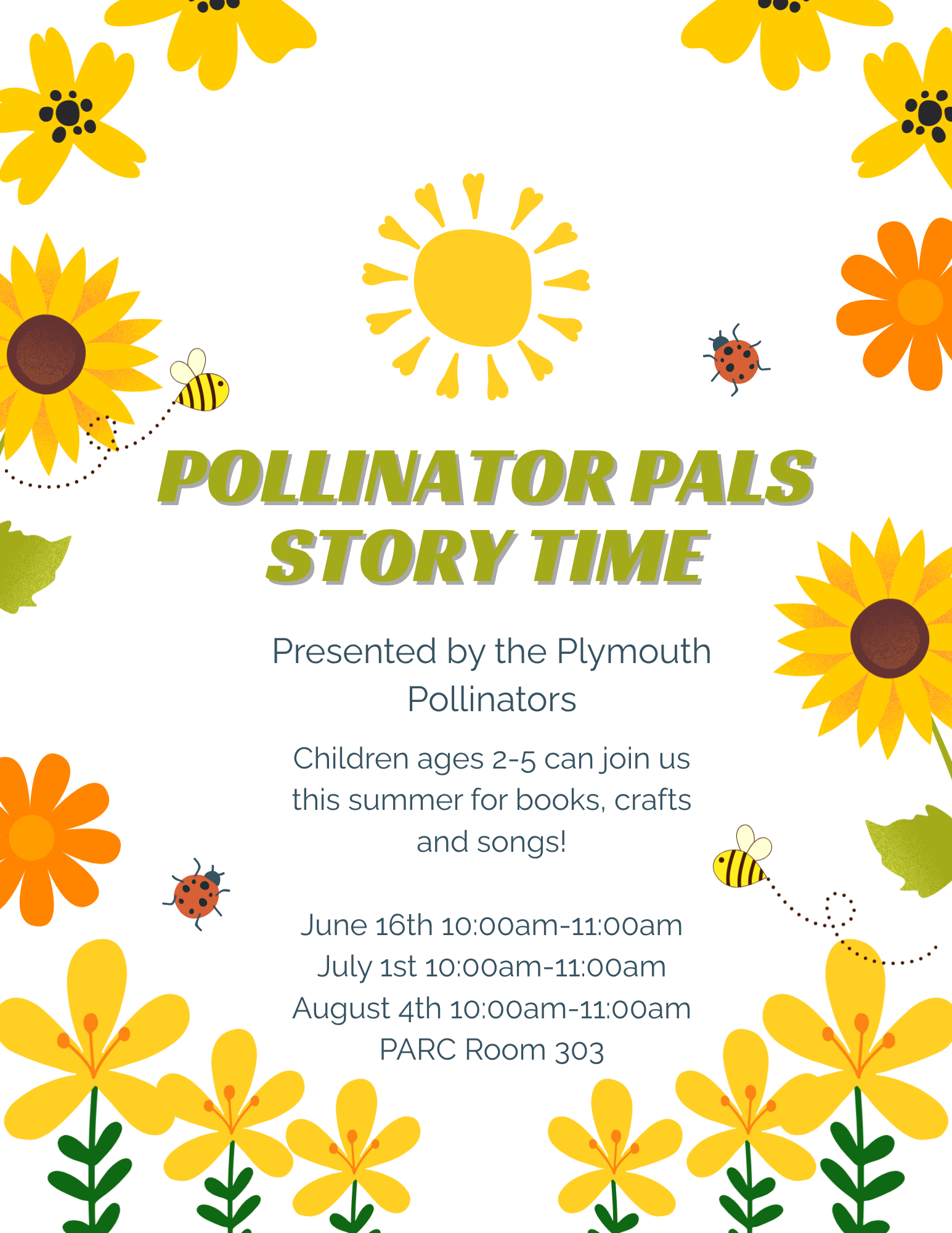 Pollinator Pals Story Time - July
