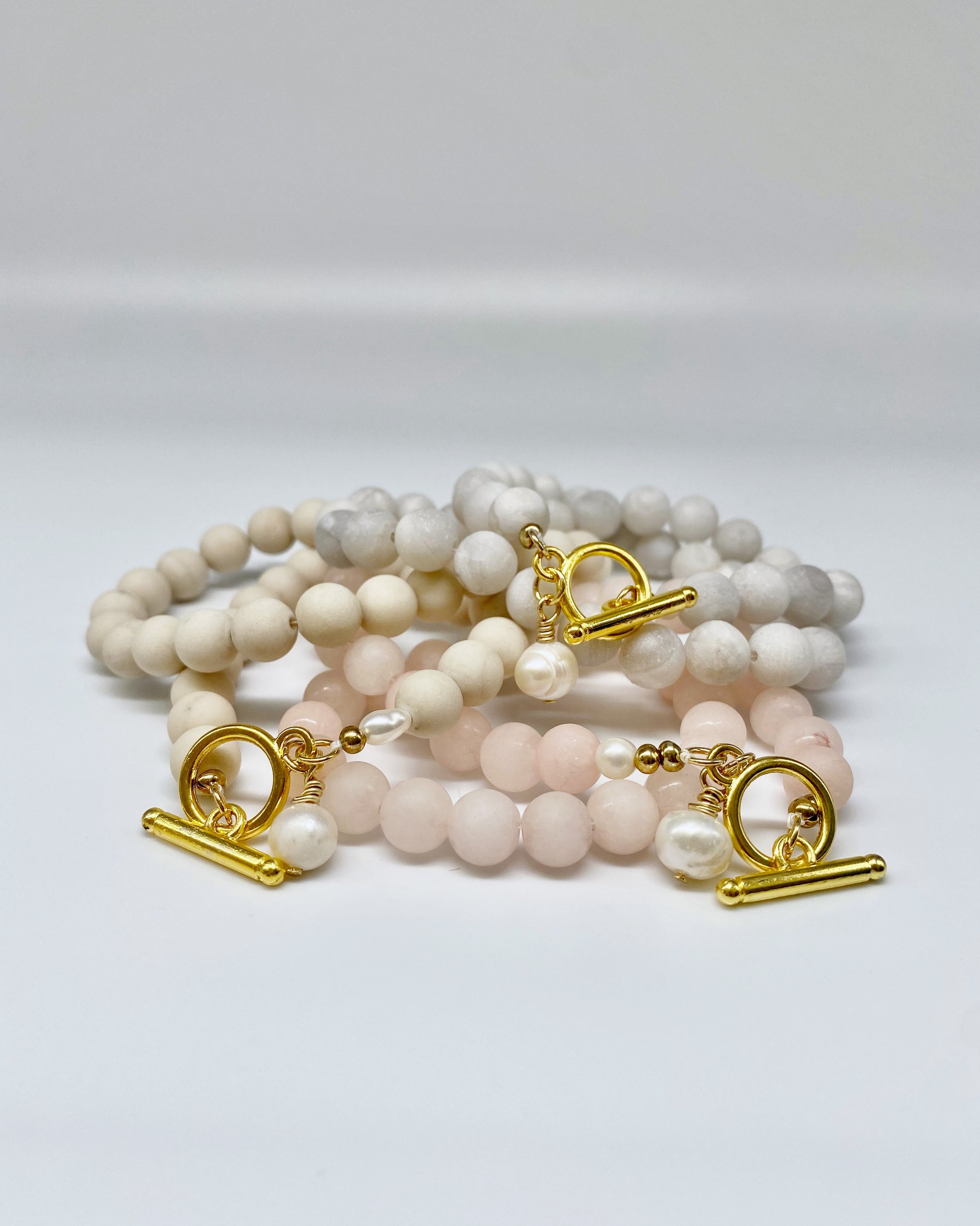 Where CC&JO began in 2020 - Wrapped Gemstone Bracelet