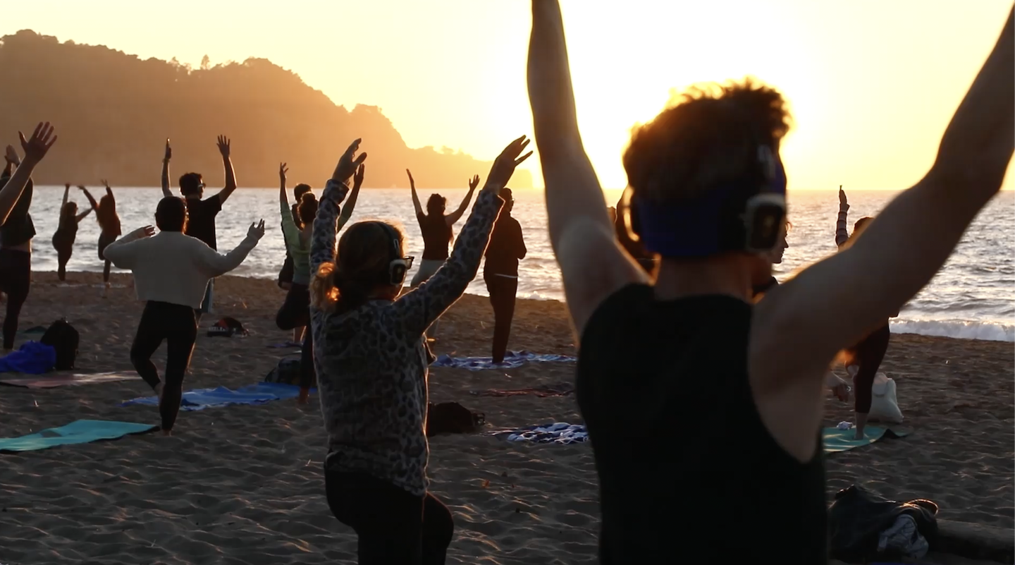 Beach Yoga for Beginners 