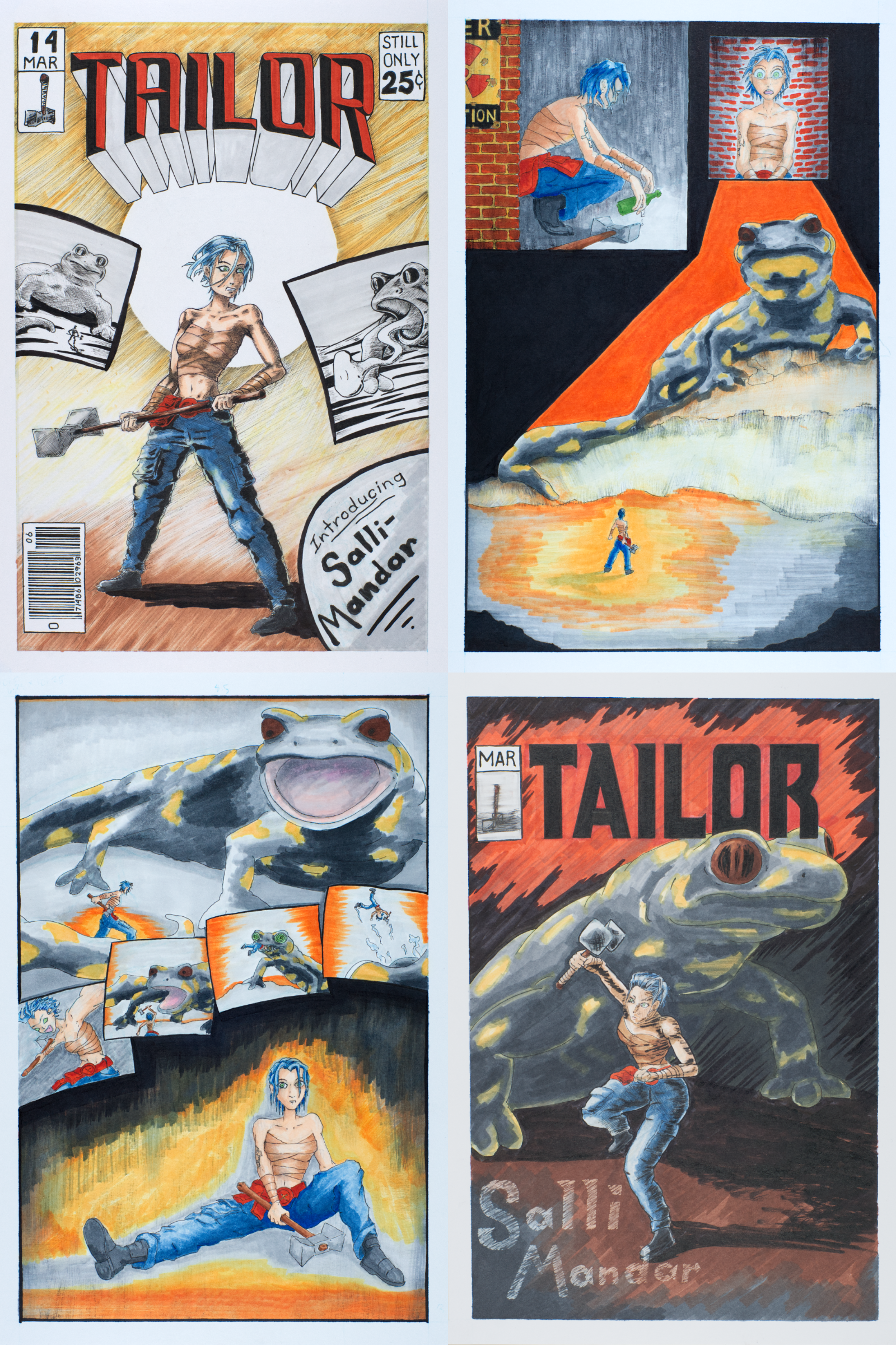 Hand Drawn/Inked/Colored Comic