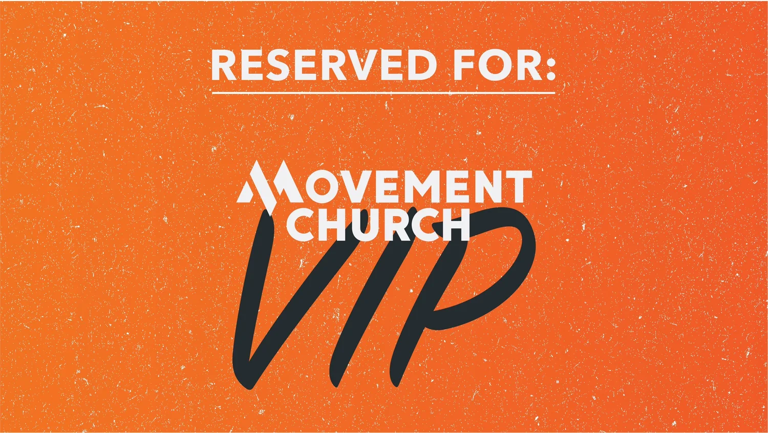 VIP — Movement Church