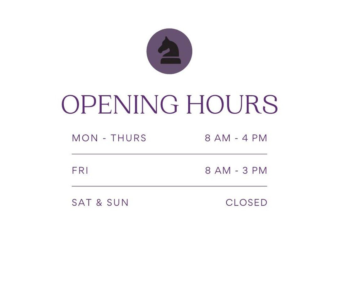 SAVE this post 💜
Here are our show room hours! Appointments are always welcome. 

Contact us to schedule an appointment!
