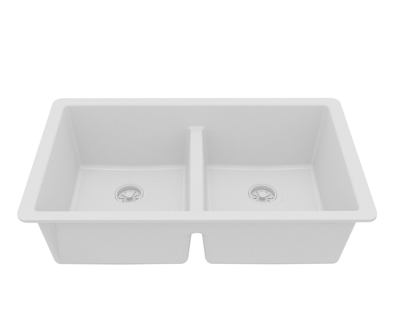 Karran 50/50 Quartz

Available in White (shown here), Black, Brown, Concrete, Gray and Bisque.