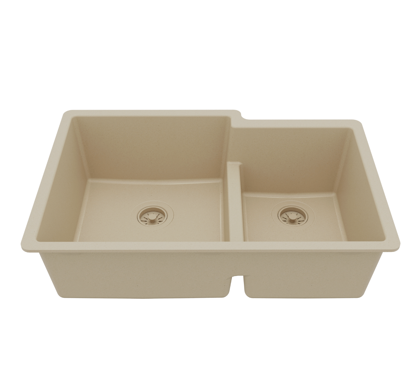 Karran 60/40 Quartz

Available in White, Black, Brown, Concrete, Gray, and Bisque (shown here).