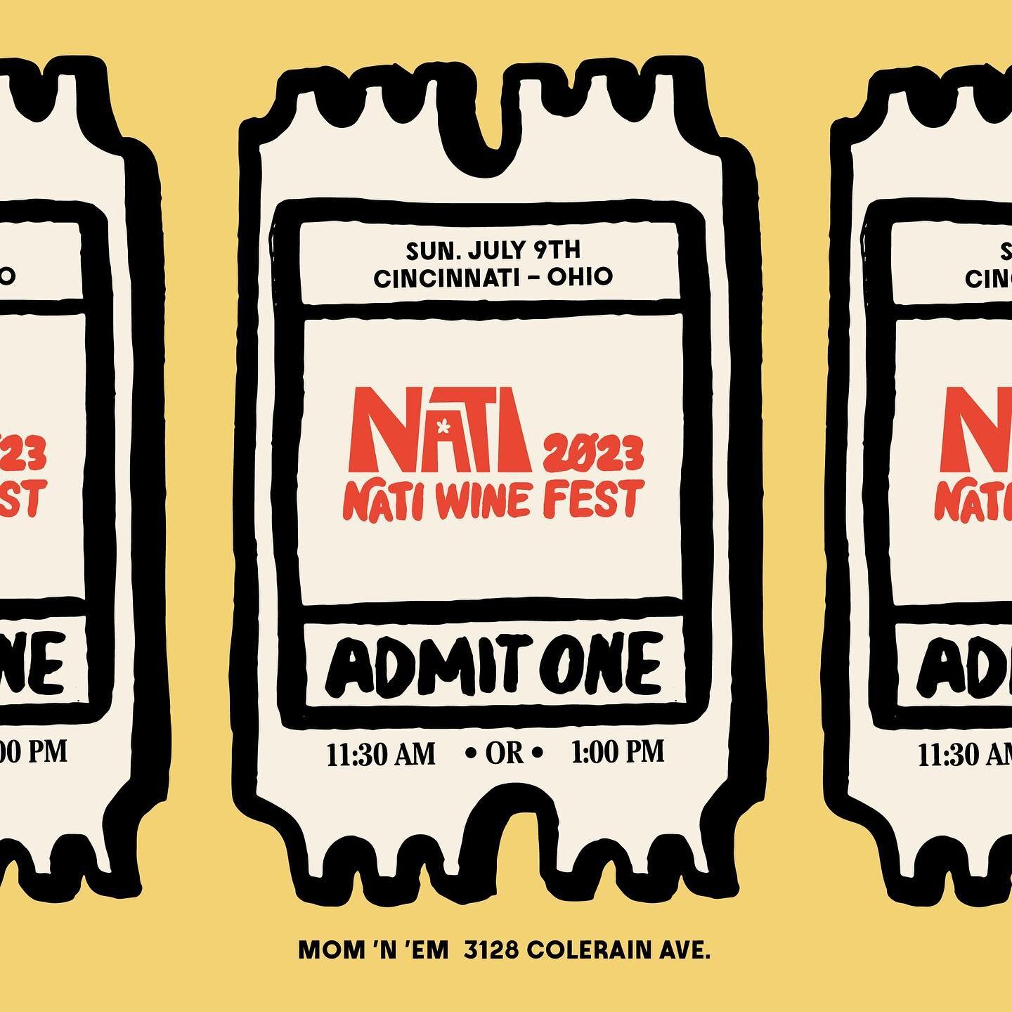 Nati Wine Fest 2023 tickets are LIVE. We&rsquo;ve been waiting months for this moment!
Click the link in our bio to learn more, and secure your spot. 

We are super excited for our lineup this year, and excited to have all of you back! 

#natiwinefes