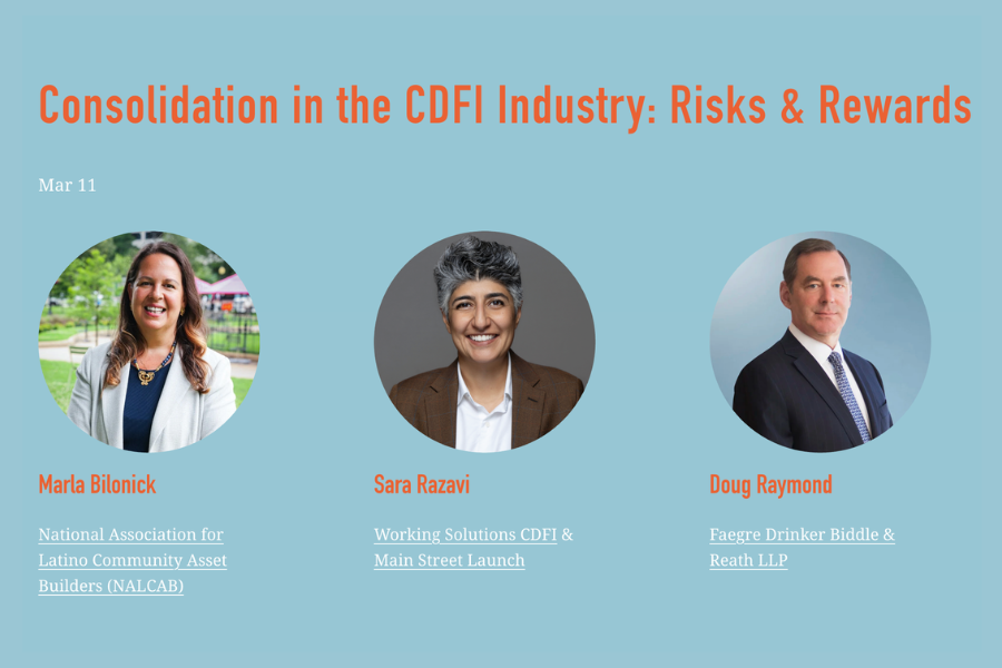 Sara Razavi Featured on “Future of CDFIs” Webinar Series