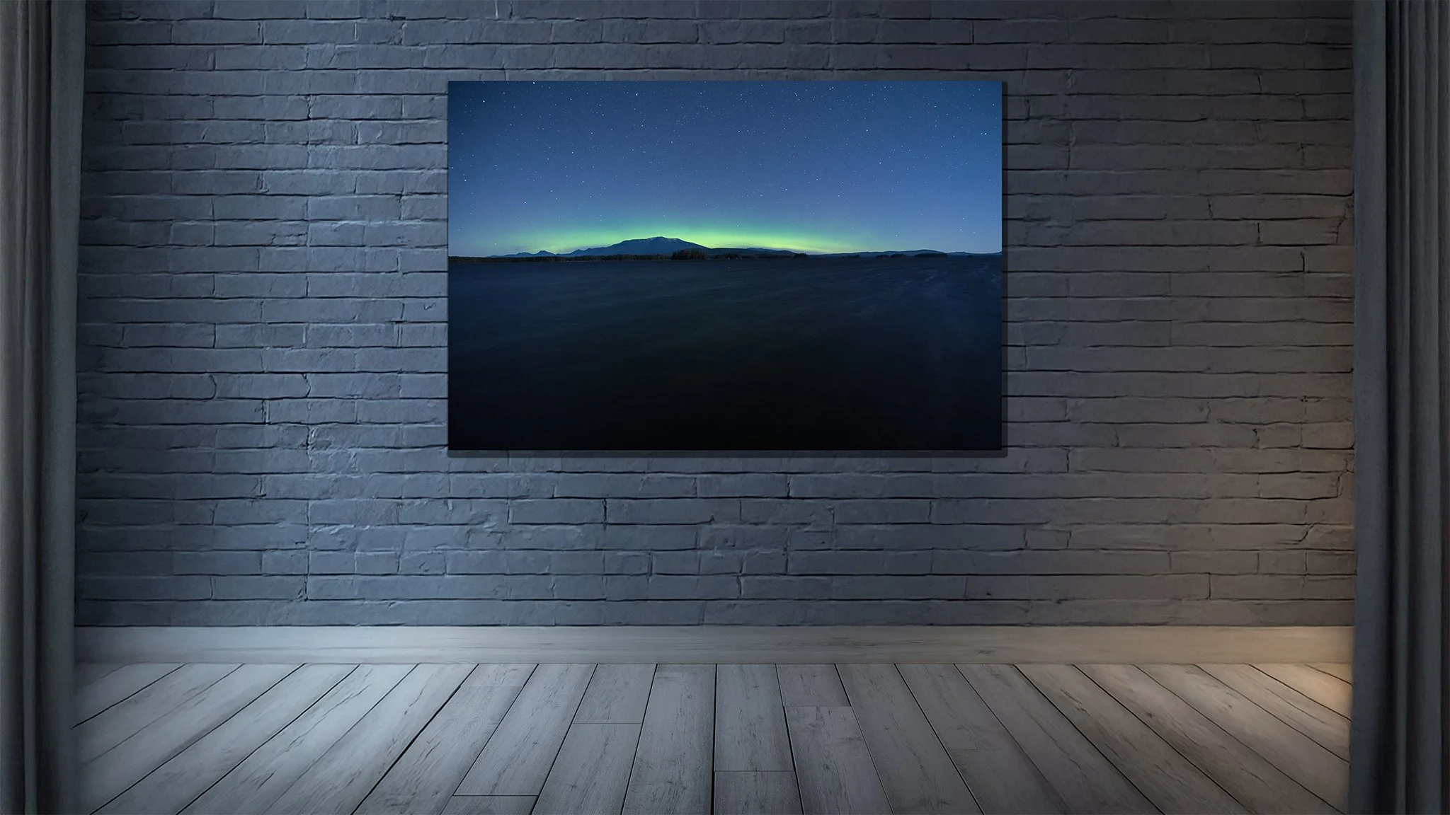 Mount Katahdin Aurora