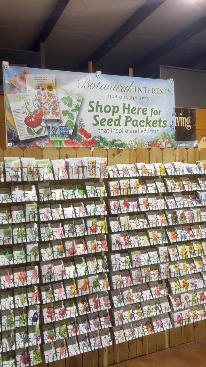 @botanical_interests 2026 seeds are HERE! We've even expanded our flower seed varieties more this year. Come check out what we have and get it before it's gone! 🌻🌼💐 veggies, herbs, and flowers!
