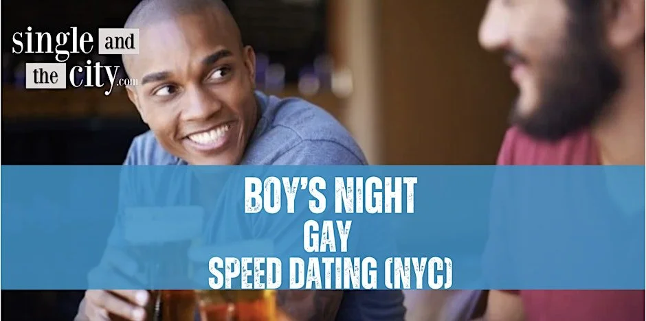 Gay Speed Dating for Gay Men 25 & Over