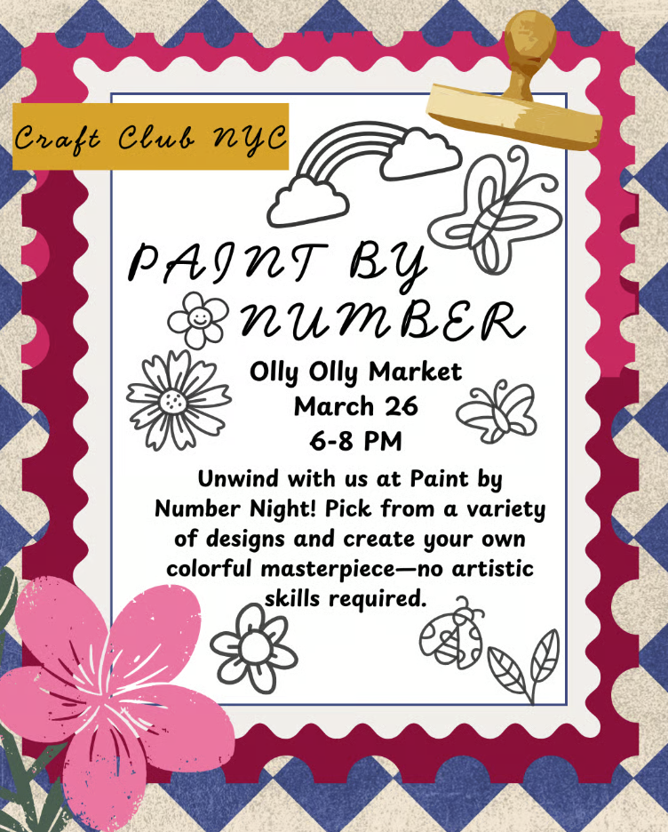 Craft Club NYC: Paint By Number