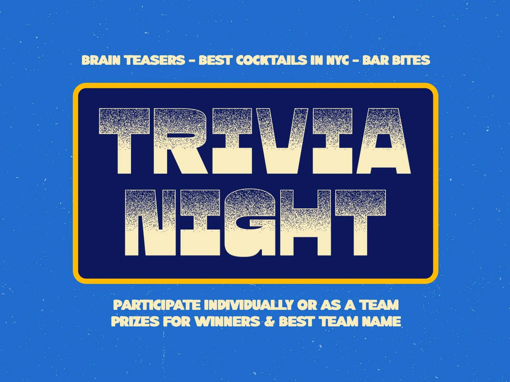 Free Trivia Night in Chelsea, New York