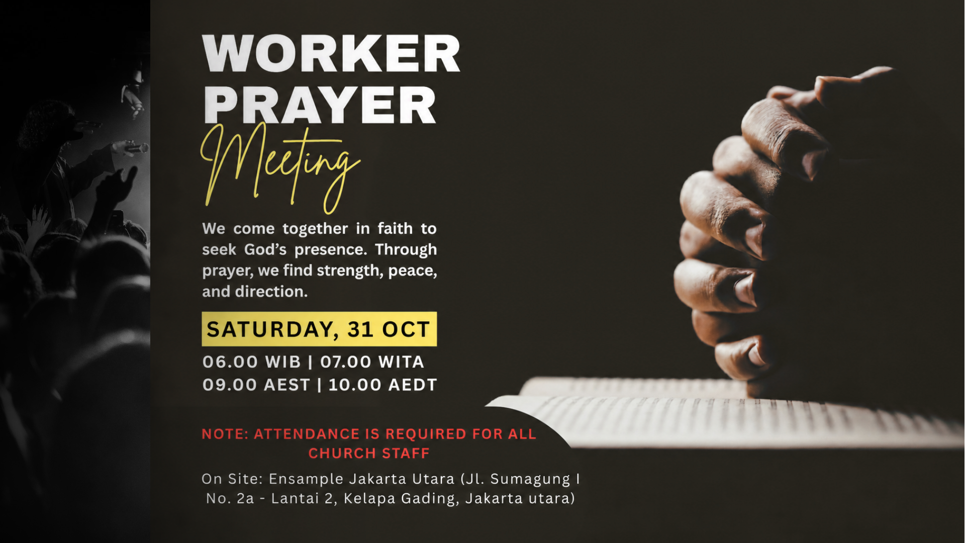 WORK PRAYER MEETING