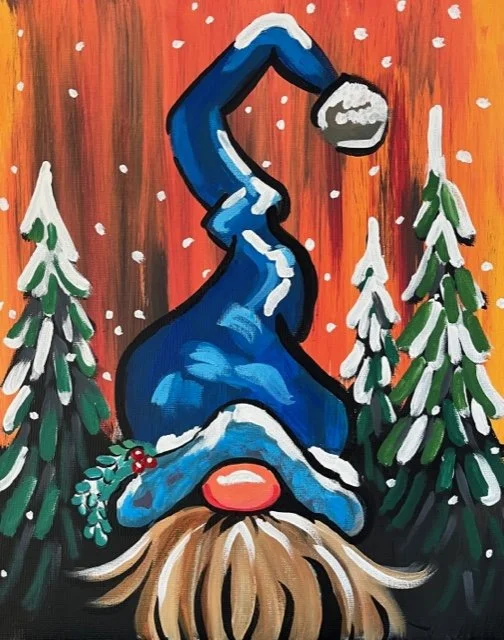 No Place Like Gnome for the Holidays:  Paint & Sip