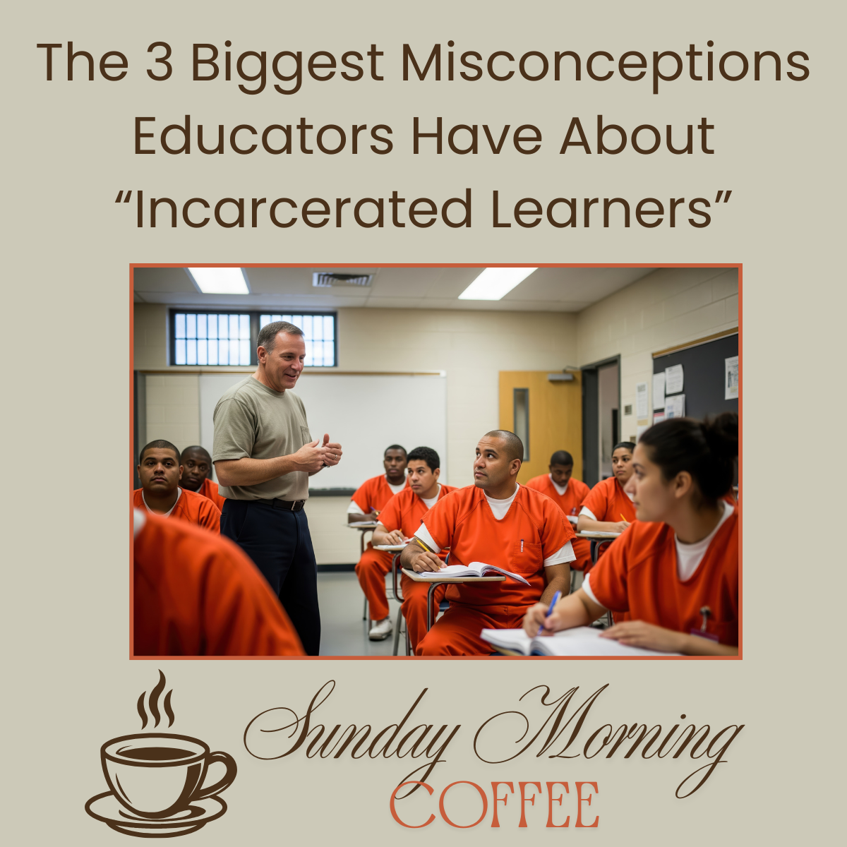 The 3 Biggest Misconceptions Educators Have About Incarcerated Learners