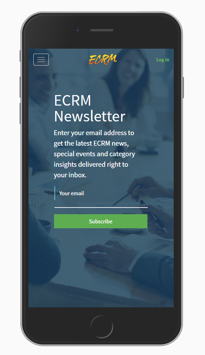 ECRM Newsletter Mobile