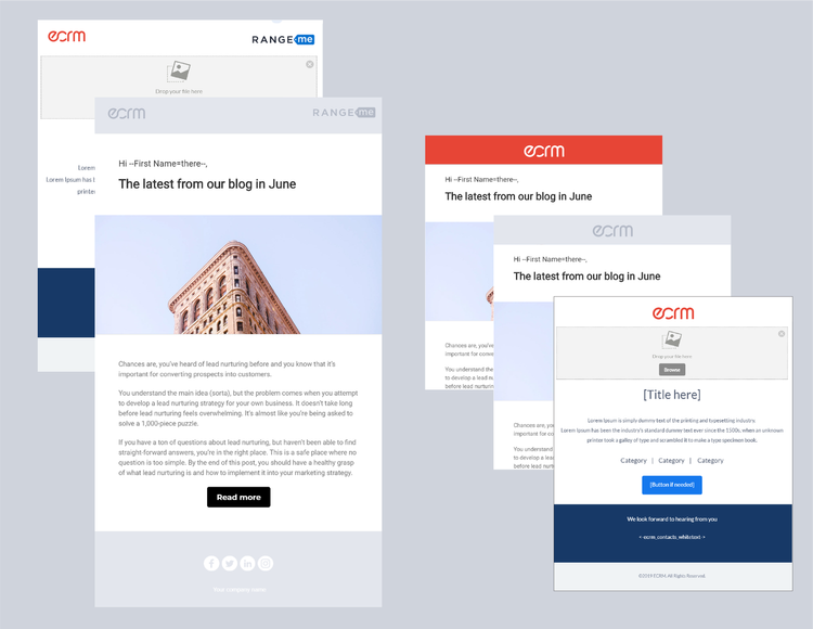 ECRM HTML Email Templates