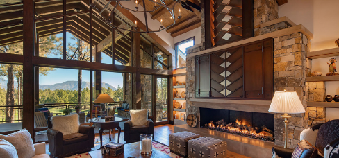 5 Fireplace Design Ideas for Your Modern Mountain Home