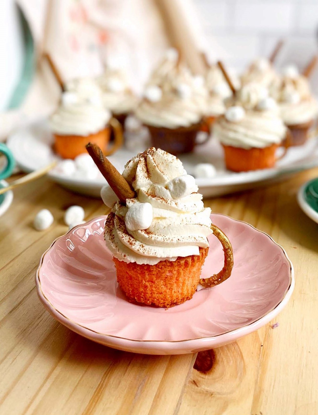 Hot Cocoa in a Cup Cake