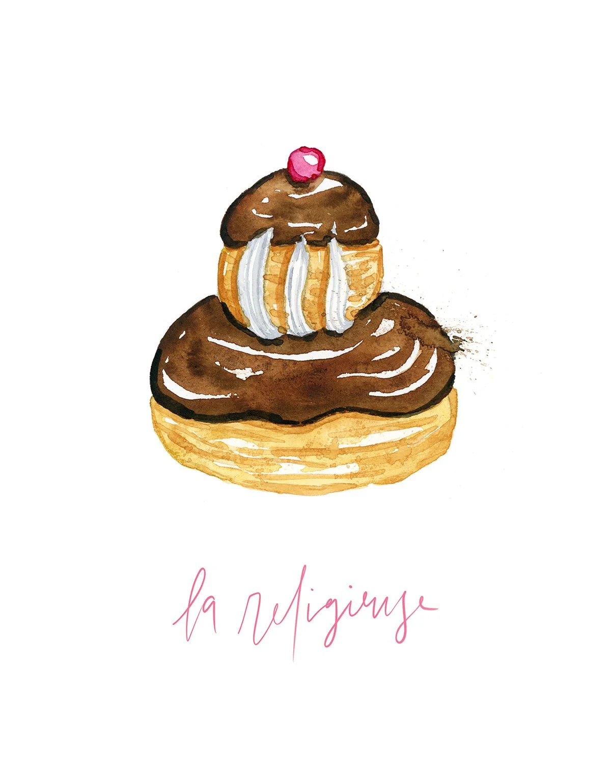 Religieuse Drawing Recipe