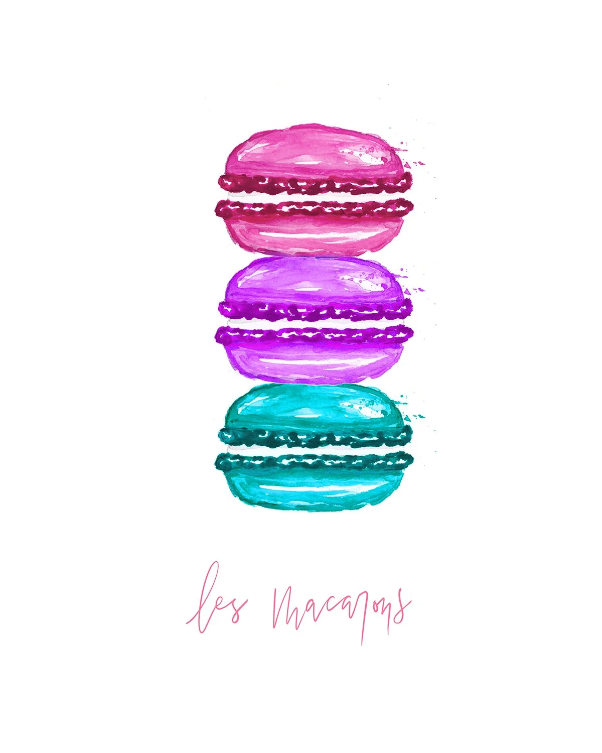 Macaron Drawing Recipe