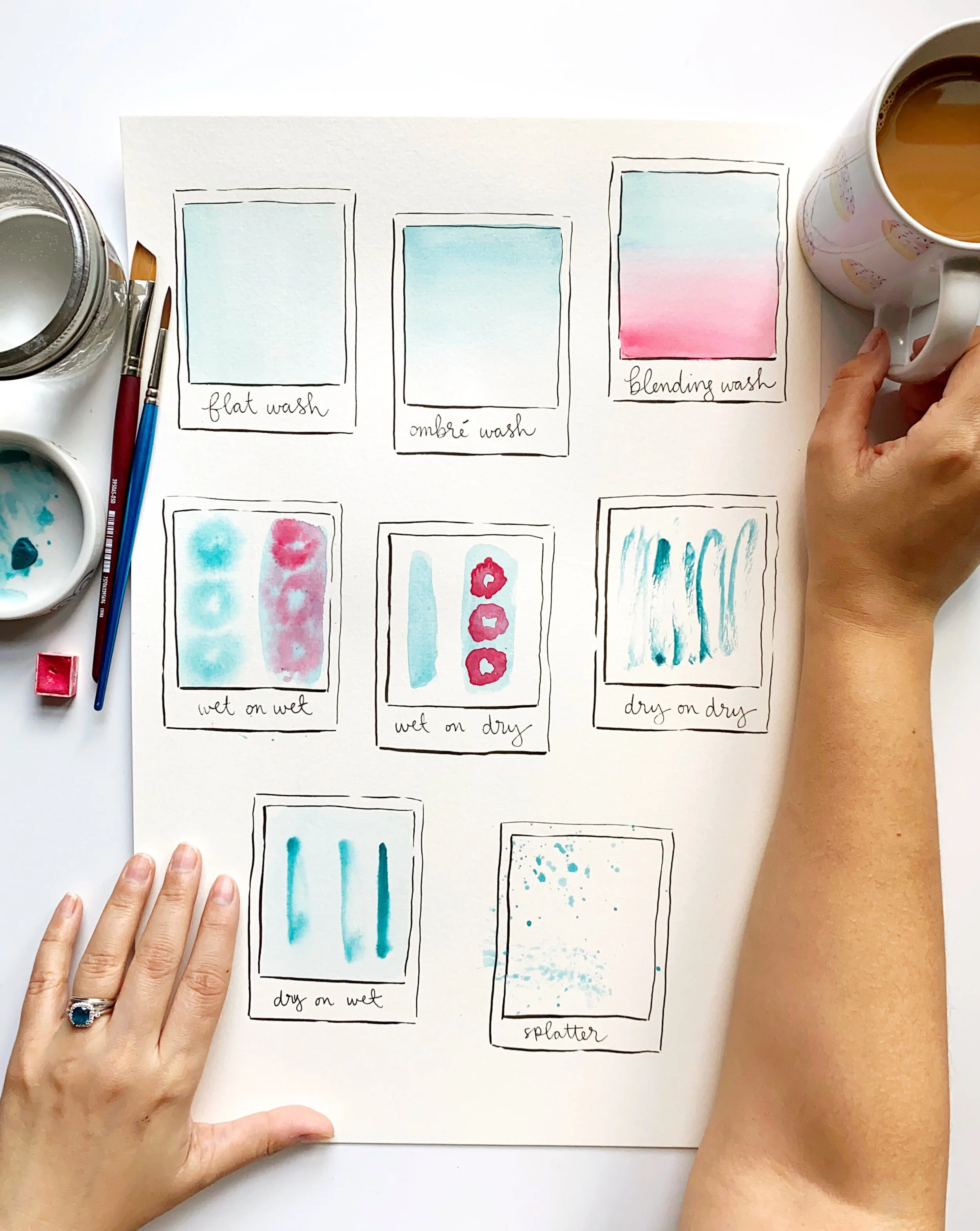 Watercolor Basic Technique Course