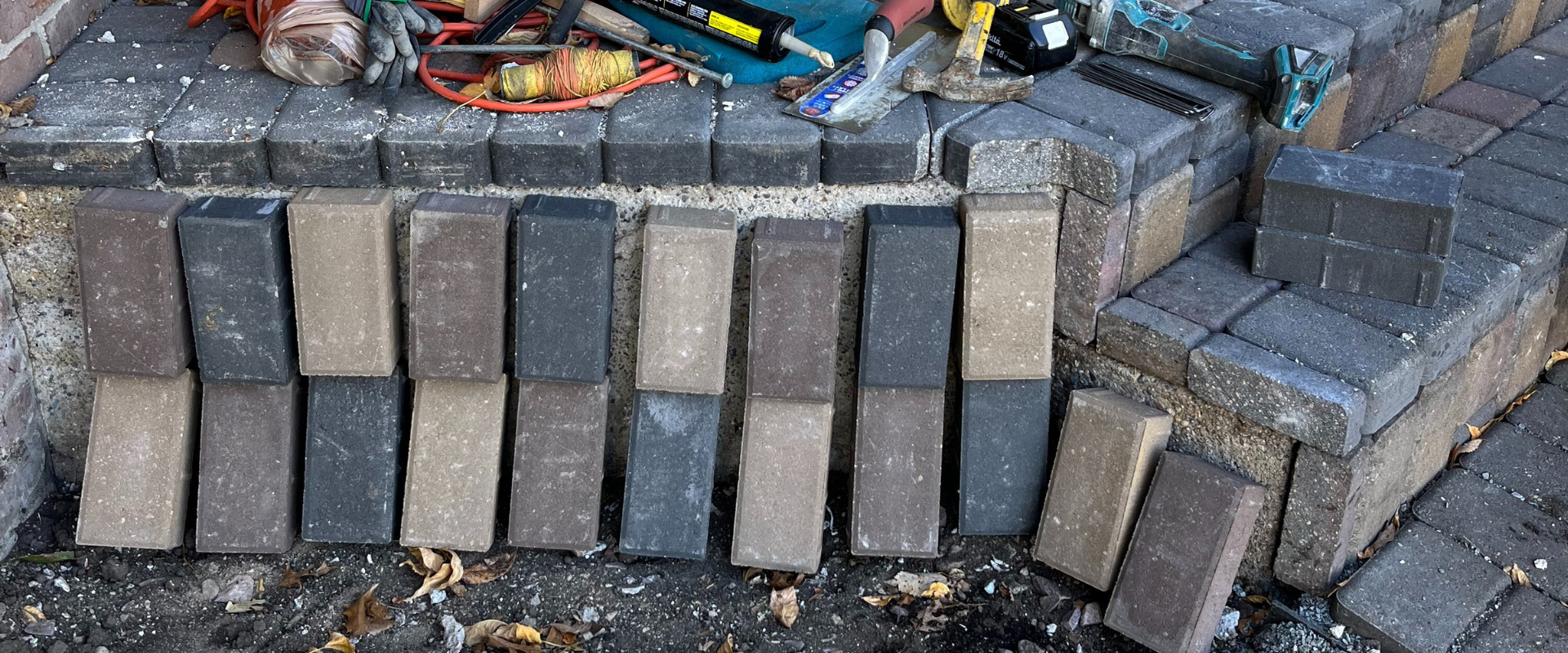 Solution after removing large brick planters