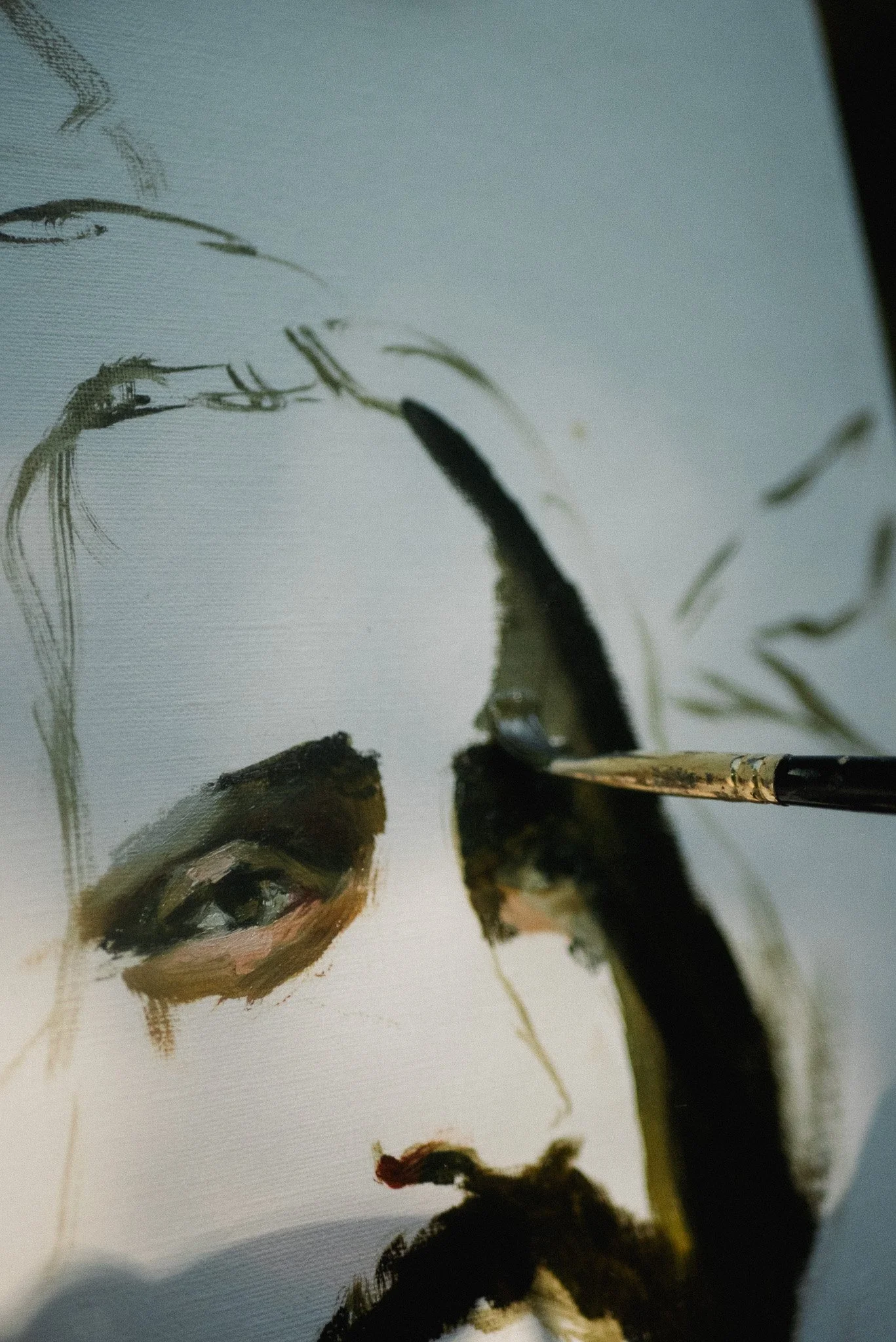 Oil Painting Brushwork Detail