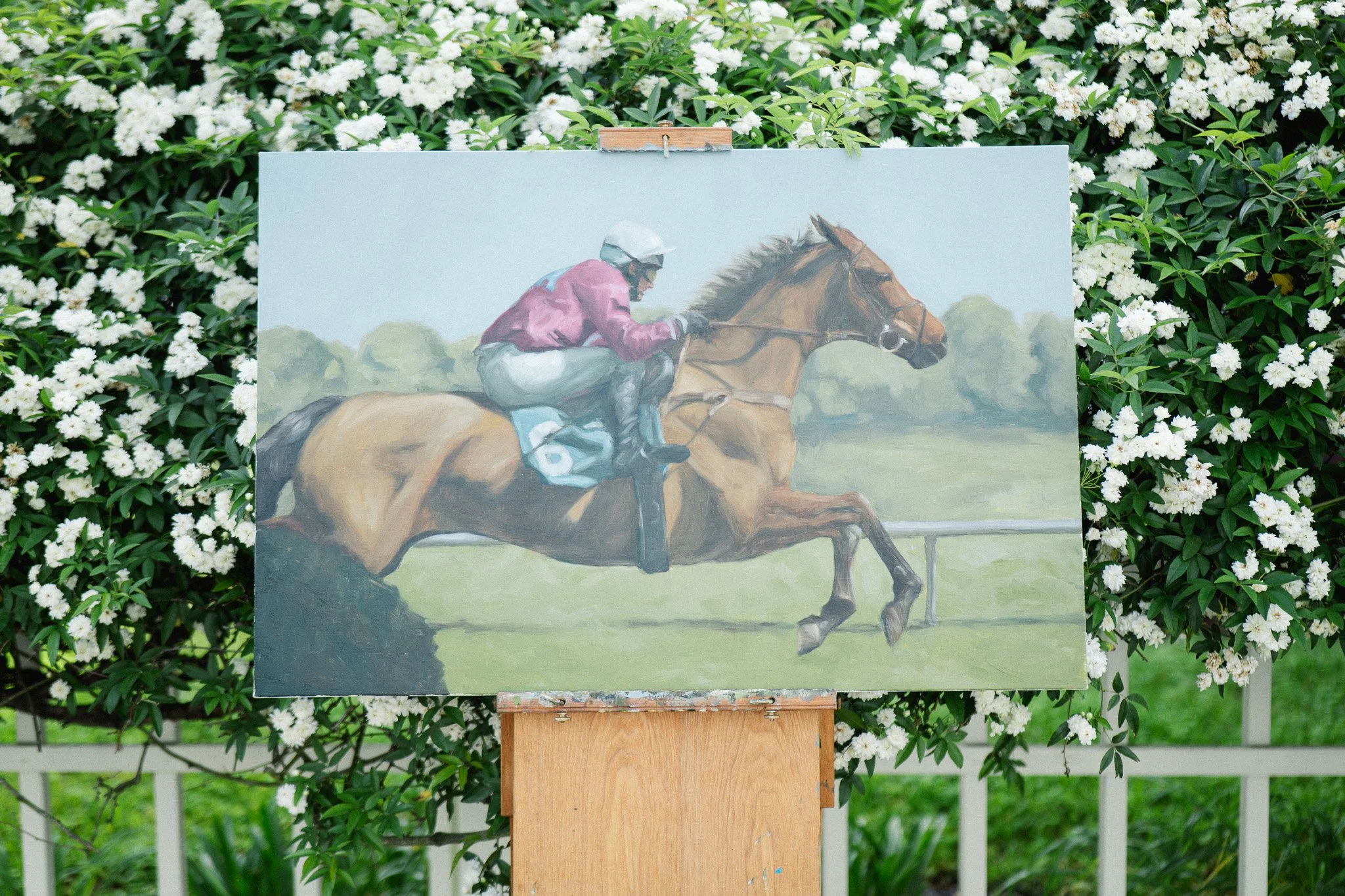 Live Painting at the Aiken Steeplechase