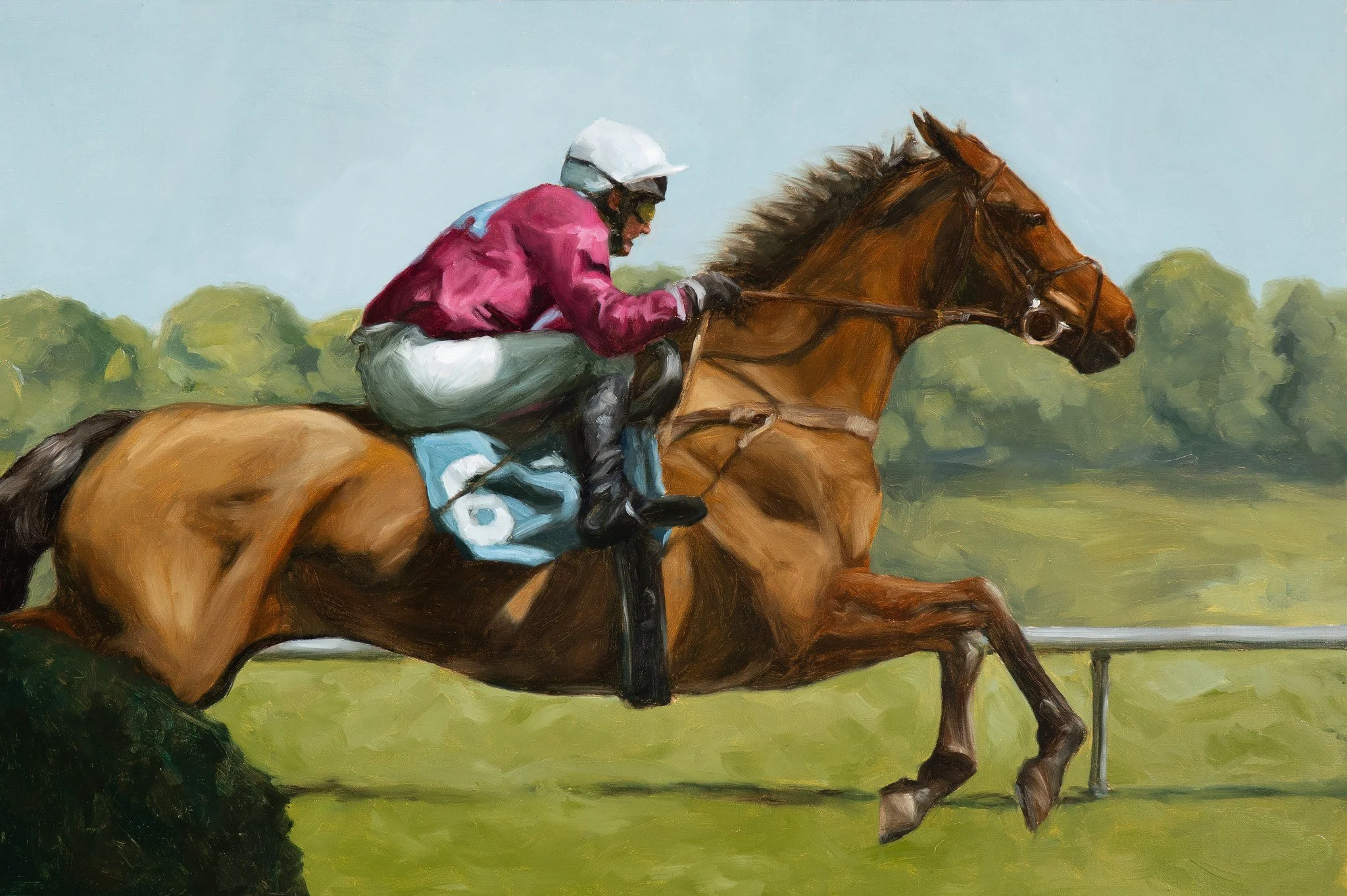 hampton-watts-steeplechase-jockey-and-horse-original-oil-painting-24x36.jpg