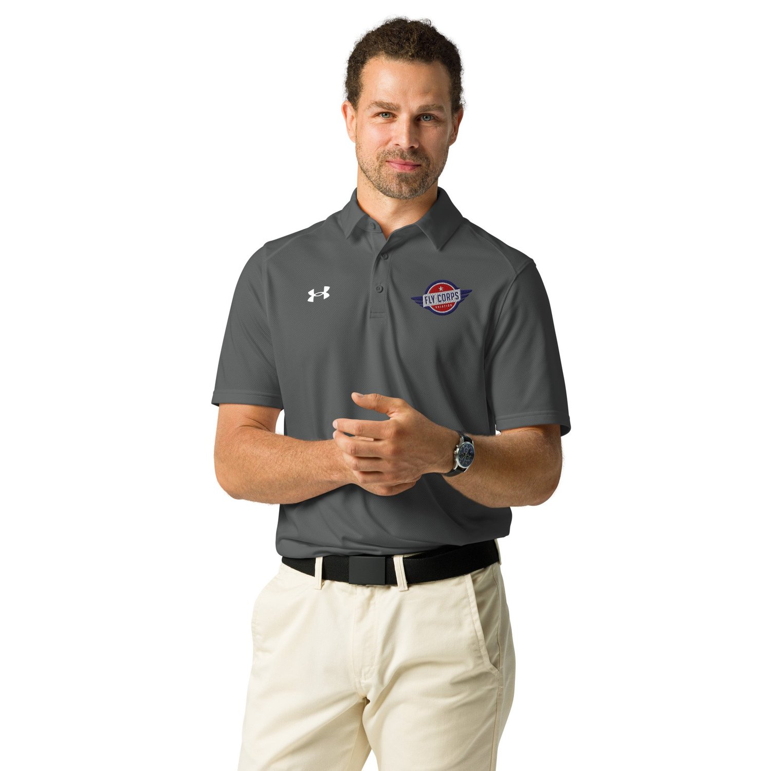 Under Armour Men's Polo  Fly Corps Aviation