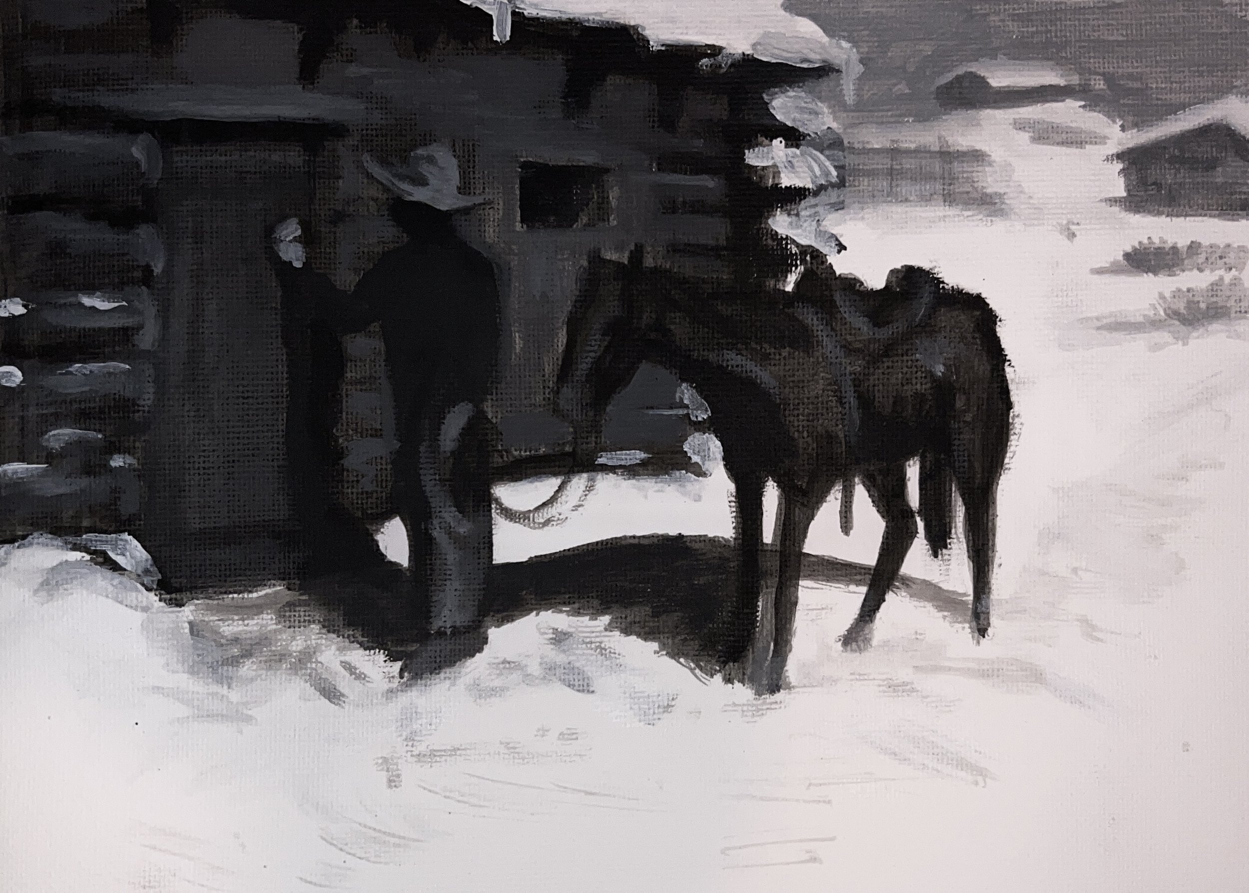 Remington Tonal Study, Oil, 2022