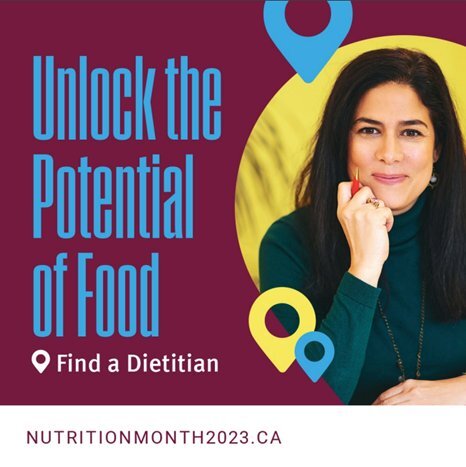 Happy #DietitiansDay (March 15)! Today we celebrate dietitians as regulated health care professionals, committed to using their expertise and skills to create a healthier future for all Canadians. Learn more: NutritionMonth2023.ca #NutritionMonth