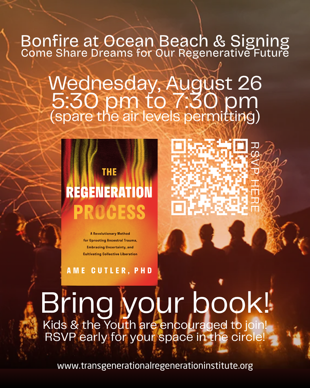 Bonfire at Ocean Beach &amp; Signing