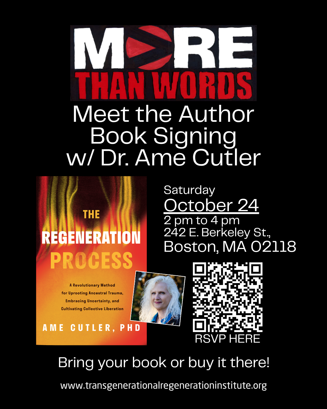 Book Signing at  More Than Words Bookstore