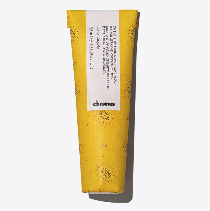 this is a relaxing moisturizing fluid full packaging davines more inside
