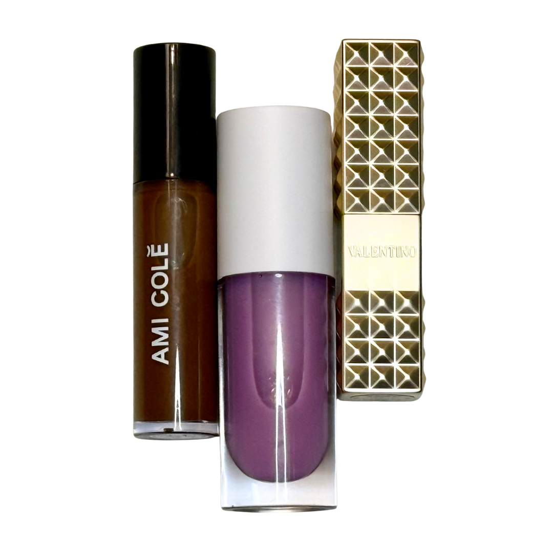Ami Cole Lip Treatment Oils, Blend Bunny X Jordan Liberty The Masterclass Collection Lipglosses, Spike Valentino Buttery Matte Lip in Put a Spike on It